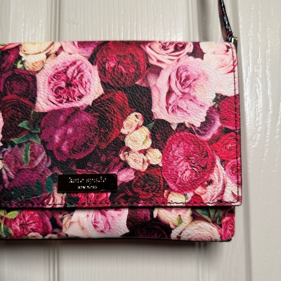 Kate Spade Pink and Red Floral Crossbody Bag NEW - Picture 2 of 12